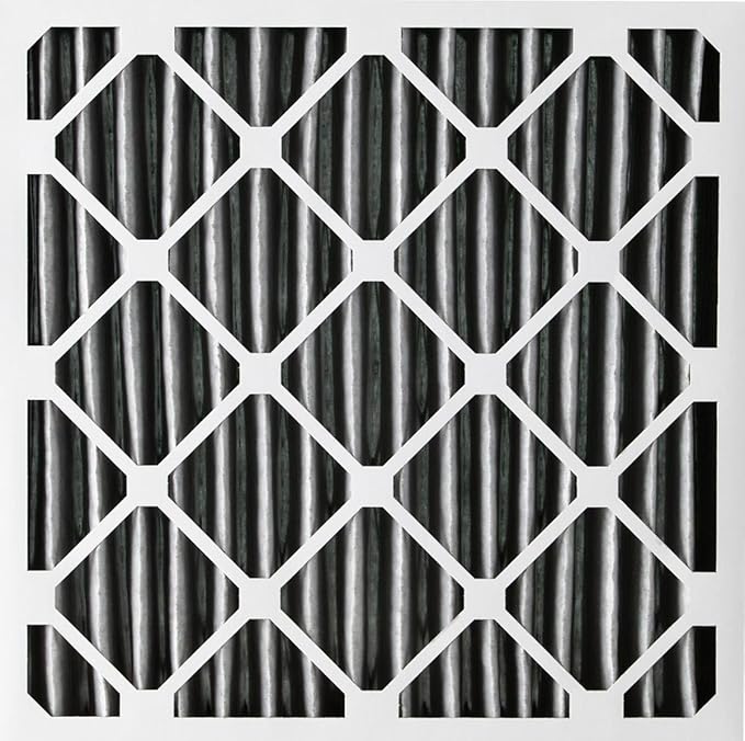 Nordic Pure 20x20x2 (19 1/2 x 19 1/2 x 1 3/4) Furnace Air Filters MERV 10 Pleated Plus Carbon 3 Pack