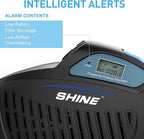SHINE Air Purifying Respirator,Approved 3 Levels Airflow Control, High-efficiency Li-ion Battery PAPR Kit (P-SH200)