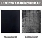 Carbon Fabric Filter - 16" x 48" x 0.2" (2 Pack) Activated Charcoal Hepa AC Vent Filter Replacement