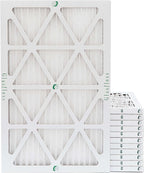Glasfloss ZL 10x24x1 MERV 13 (FPR 10) Air Filters for AC and Furnace. Case of 12. Actual Size: 9-1/2 x 23-1/2 x 7/8