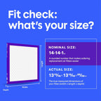 Filtrete 14x14x1 Air Filter, MERV 12, MPR 1500, Allergens, Bacteria & Viruses, 3-Month AC and Furnace Filters, Cleaner Air, Reliable Airflow, 2 HVAC Filters (Actual Size 13.81 x 13.81 x 0.78 in)