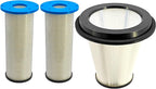 590430201 200700070 Filter Kit (3Pcs) Fits for Pullman Ermator S13 S26 S36 Vacuum, Replaces 200900050 PF44