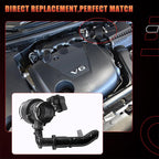 Engine Air Intake Hose w/Clamps, Air Cleaner to Engine Compatible With Nissan Vehicle 2009-2014 Maxima 3.5L V6 Replaces# 696-169, 165769N00C, 165769N00D, 165769N00E