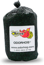 OdorHog Metal Cap Slip On Vent Stack Pipe Filter 6" Black ABS, Removes Outdoor and Sewer Odor Problems (6.0-inch)