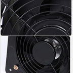 6 inch, High Speed Explosion-Proof Garage Ventilation Fan 6-10 Inch 220V Low Noise Metal Bathroom Exhaust Smoke Fan for Home Use, Greenhouse Easy to Store