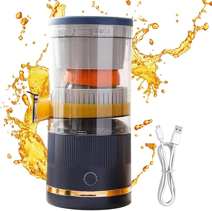 Juicer Blender Machine, Electric Citrus Press Squeezer, Portable Fruit Juice Container, Sturdy Efficient Build Value, Easy Clean Procedure Feature, Top Performance Beverage Tool, Grapefruit Orange Use