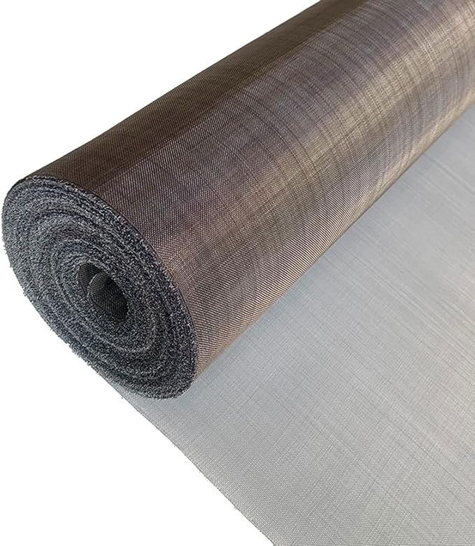 304 Stainless Steel Woven Wire Mesh,Stainless Steel Wire Mesh 100 Mesh Filter Screen Rodent Proof Insect Mesh High Density Tear Resistant