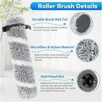 Replacement Parts ，Compatible For Bissell， 3930F 3933 V2 3999Z Floor Scrubber Roller Brush Filter Washing Vacuum Cleaner Parts(B)