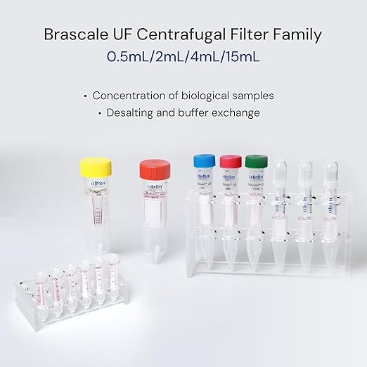 300kDa Ultra Centrifugal Filter Unit, 0.5mL, Regenerated Cellulose RC Membrane, Snap Caps (24/PK)