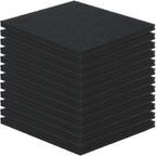 Pawfly Aquarium Bio Sponge Filter Media Pad, 6.3" x 5.5" x 0.78"Filter Foam Sponge Pads Cut-to-Size Foam for Fish Tank Filters Sumps Ponds Hydroponics, 12 Pack