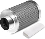 air purifier filter, FSLH 4 Inch Air Carbon Filter Odor Control, Smelliness Scrubber Parts,Compatible For Grow Tent Room