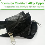 10 Pcs 10" x 7" Aquarium Filter Media Bags, Fish Tank Media Mesh Filter Bags with Zipper, Black Mesh Reusable Bags for Activated Carbon, Ceramic Rings, etc.