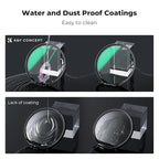 K&F CONCEPT 49mm Black Diffusion 1/4 & 1/8 Lens Filter Kit (2 Pcs), Mist Cinematic Effect Filter for Vlog/Video/Portrait Image with 28 Multi-Layer Coated