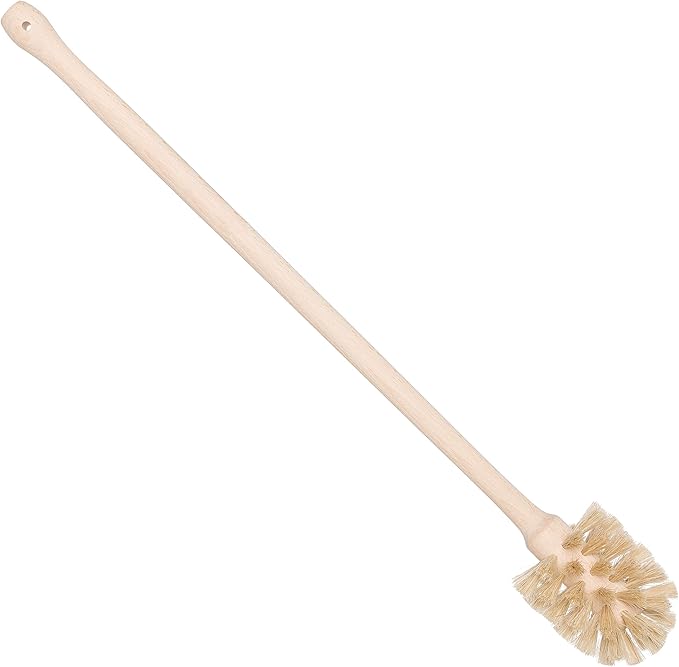 REDECKER Extra Long Bottle Brush Cleaner: Durable Horsehair and Beechwood Handle, Ideal for Vases, Pitchers, Mugs, and Baby Bottles, 16-1/2 Inch, Dense Natural Bristles, Made in Germany
