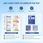 21 in 1 Accurate Drinking Water Testing Kits, 145 Strips + 4 Bacteria Tests, Well and Tap Water Test Kit, Home Test Strips for Lead, Fluoride, Chlorine, Hardness, pH, Iron, Copper, and More