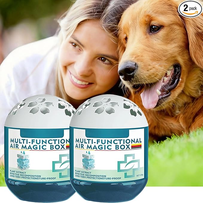 Indoor Air Purification Dust Removal Magic Box,Multi Functional Air Magic Box Dust Cleaner,Automatic Dust-Sucking,Plant-Based,No Electricity & Noise,Ues For Any Room,Day And Night