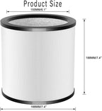 Updated TP01 Filter, 360 Glass HEPA Filter Replacement for Dyson Air Purifier Pure Cool Link TP01 TP02 TP03 AM11 Tower Fan, Pure Cool Me BP01 Personal Purifying Fan, Compare to 968126-03,2 Pack,Black
