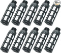 Beduan Pneumatic Air Compressor Muffler Fitting 1/4" NPT Compressed Exhaust Silencer (Pack of 10)
