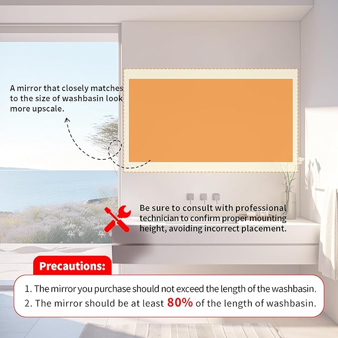 LUVODI Lighted LED Bathroom Mirror: 28”x20”Irregular Stone Pattern Frosted Wall Vanity Mirror with Bright Back Lit - Illuminated Dimmable 3 Colors Vanity Mirrors with Smart Memory Form Anti-Fog