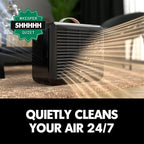 PuroAir 100i HEPA Air Purifier for Home Pets - Covers Up To 550 Sq Ft - Filters Up To 99.9% of Pollutants, Smoke, Pollen, Dust - Quiet HEPA Air Filter - Air Purifiers for Bedroom