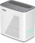 YIOU Air Purifier for Home Large Room up to 547 ft², H13 True HEPA Air Filter 20dB Air Cleaner Odor Eliminator for Allergies Smoke Dust Pollen, Grey, 7"D x 11.5"W x 11.7"H