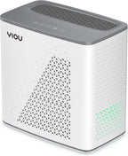 YIOU Air Purifier for Home Large Room up to 547 ft², H13 True HEPA Air Filter 20dB Air Cleaner Odor Eliminator for Allergies Smoke Dust Pollen, Grey, 7"D x 11.5"W x 11.7"H