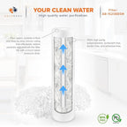 Aquaboon 5 Micron 20 x 4.5 Water Filter Cartridges Set of 4, Whole House Water Filter Replacements for 2-Stage Sediment & Chlorine, Odors Reduction