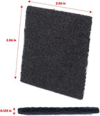 Glad Charcoal Filters for Compost Bins, Odor Absorbing Carbon Replacement Pads for Kitchen Waste, 2 Year Supply, 2.56-inch Squares, 12 Count