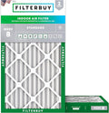 Filterbuy 13x21.5x2 Air Filter MERV 8 Essential Dust & Allergy Defense (2-Pack), Electrostatic Pleated HVAC AC Furnace Filters Replacement, Made in USA (Actual Size: 13.00 x 21.50 x 1.75)