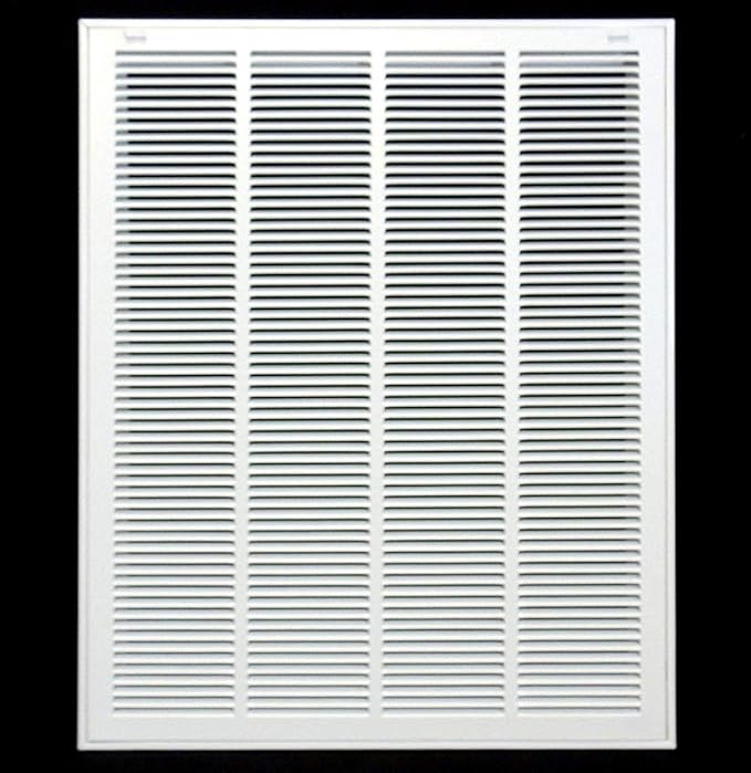 HVAC Premium 26 x 36 Duct Opening Steel Return Air Filter Grille, for 1-inch Filter, Removable Door, Flat Stamped HVAC Vent Cover Grille, Outer Dimensions 28.5 x 38.5