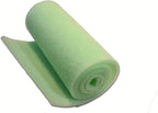 Lime Green Fine Filter Media, 1" Thick, 16" x 56" Roll, Perfect for Aquariums, Ponds or Water Gardens, Made in USA