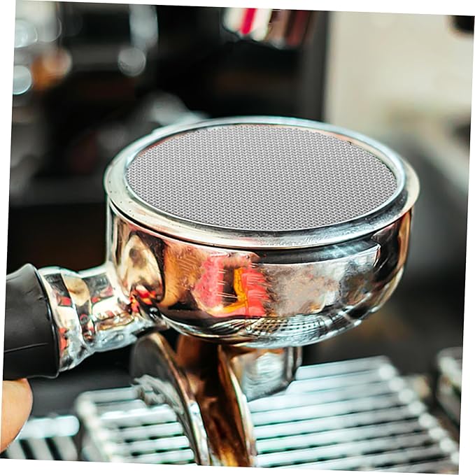 Generic Stainless Steel Coffee Machine Maintenance Filter Mesh Reusable Espresso Extraction Screen Compatible with Various Models Efficient Coffee Grounds Filtration