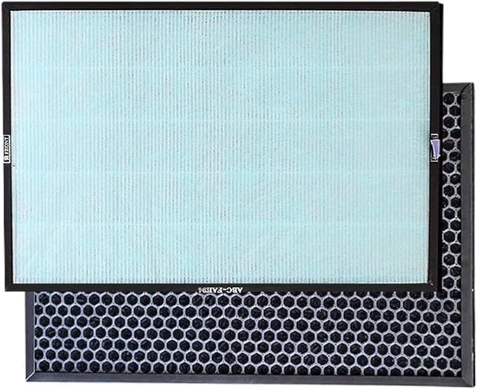 Air Purifier Filter, Compatible For Sanyo, ABC-FAH94 ABC-VW24 Dust Collection Filter 420×282×30mm(2pcs)