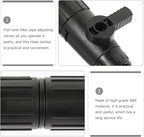 Hemoton Fish Tank Filter Water Flow Regulating Valves Plastic Hose Adapter Connector Aquarium Supply 3/8 Inch Quick Connect Switch for Aquatic Pets