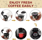 Disposable Paper Coffee Filters, Keurig K Cup Paper Filters for Keurig Single Brewer Reusable Cups, K-cup Coffee Pods, Fits All Brands Reusable K Cups (150)