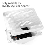 Nail Dust Collector Filter Stainless Steel Replacement Accessory for YM8A Vacuum Cleaner Effectively Collects Dust While Filing or Polishing Nails 19.8 x 12.4cm Size