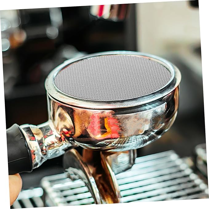 Veemoon Coffee Machine Accessories Portafilter Mesh Reusable Filters for Espresso Stainless Steel Filter Screen for Clean Extraction