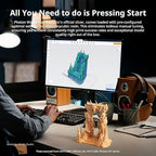 ANYCUBIC 2nd Gen Resin Technology ABS-Like Resin 2.0, 3D Printer Resin with High Toughness, More Precise Details, Low Odor, Wide Compatibility for All LCD Resin 3D Printers (HD Grey, 1kg)