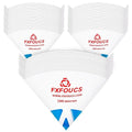 100 Pack of Premium Paint Strainers with 190 Micron Fine Mesh Filters - 3D Printing Ultra-Flow Blue Nylon Cone Strainers for Paint and Fluid Filtration