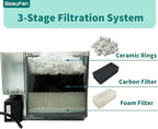 4 Set of Three-Stage Filtration Tank Filter Maintenance Kit, Replacement for AquaClear 50/200 50-Gallon Power Filter, Fish Tank Filter for 20- to 50-Gallon Aquariums