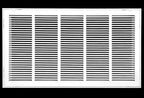 HVAC Premium 34 x 16 Duct Opening Steel Return Air Filter Grille, for 1-inch Filter, Removable Door, Flat Stamped HVAC Vent Cover Grille, Outer Dimensions 36.5 x 18.5