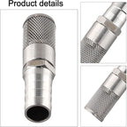 Stainless Steel 304 Hose Barb Filter 3/4 Inch (19-20mm) for Fuel Gas Line Pipe for Pump Inlet with 1.5mm Mesh Strainer, Compatible with 3/4" Hose(20mm)
