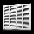 Vent Cover 20 x 14(Duct Opening Size),Air Return Vent Cover,Flat Vent Cover,Rejillas De Aire Acondicionado para Casa,Return Air Grilles,Outer Dimensions:21.75"Wx15.75"H(20"W x 14"H, Duct Opening)