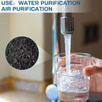 Timgle Bulk Water Air Filter Activated Charcoal Coconut Hull Granular Activated Carbon 10-18 Mesh Water Distiller Charcoal Filters Media for Filtration(25 Lbs)