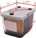 iFJF AR50041 Snap-on Fuel Filter Replacement for John Deere 20 30 40 50 55 Series Tractor with Transparent Bowl 40 Micron 820 930 1035 1120 1350 1520 2150 2355 2450 3150 Replace WK13001 (2Pcs)