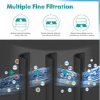ICEPURE PLUS NSF53&42 Premium RWF0600AH Replacement for GE MFW, MWFP, 197D6321P006, WFC1201, MWFA, PC75009, HDX FMG-1, GSE25GSHECSS, 46-9996, GSH25JSDDSS, PSHS6PGZBESS Refrigerator Water Filter 4PACK