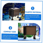 Water Pump Protection Box Pond Filter Box Plastic Pump Case for Outdoor Use