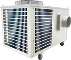 220V Industrial Air Conditioner, 51100 BTU Portable Spot Cooler, 2700m³/h Air Flow, 6KW Indoor/Outdoor Cooling Aircon 3Phase