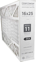 Clean Comfort AMP-11-1625-45 (1 Pack) 16" x 25" x 4.5" Media Air Filter, MERV 11