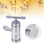 Yosoo Handheld Honey Presser, Stainless Steel Manual Honey Extractor for Beekeeping, Portable Tool with Stainless Steel Filter, Small Size and Easy Operation, Perfect for Beekeepers